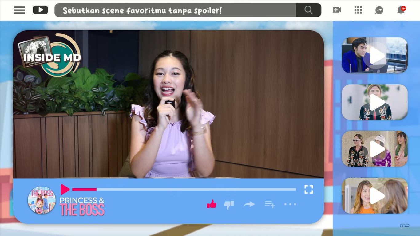 pemain princess and the boss md entertainment
