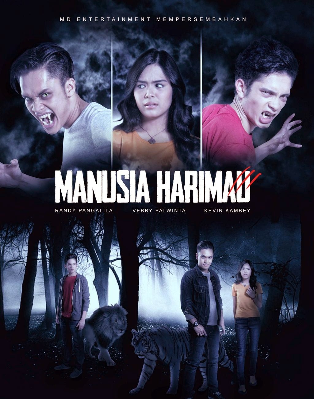 pemeran manusia harimau md entertainment
