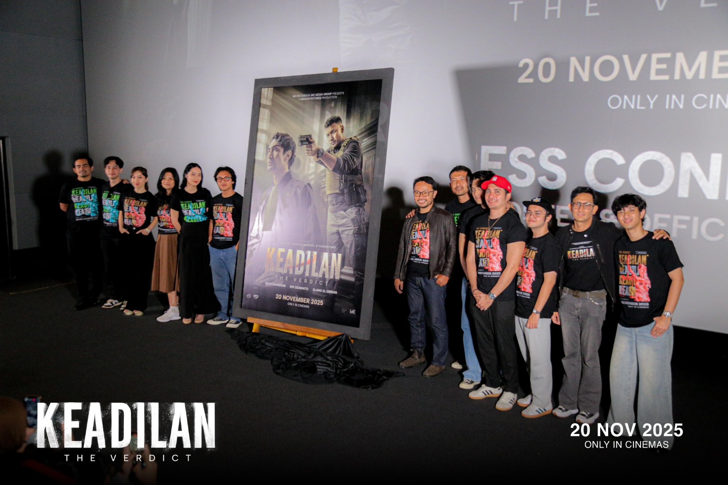 Konferensi pers Keadilan (The Verdict)
