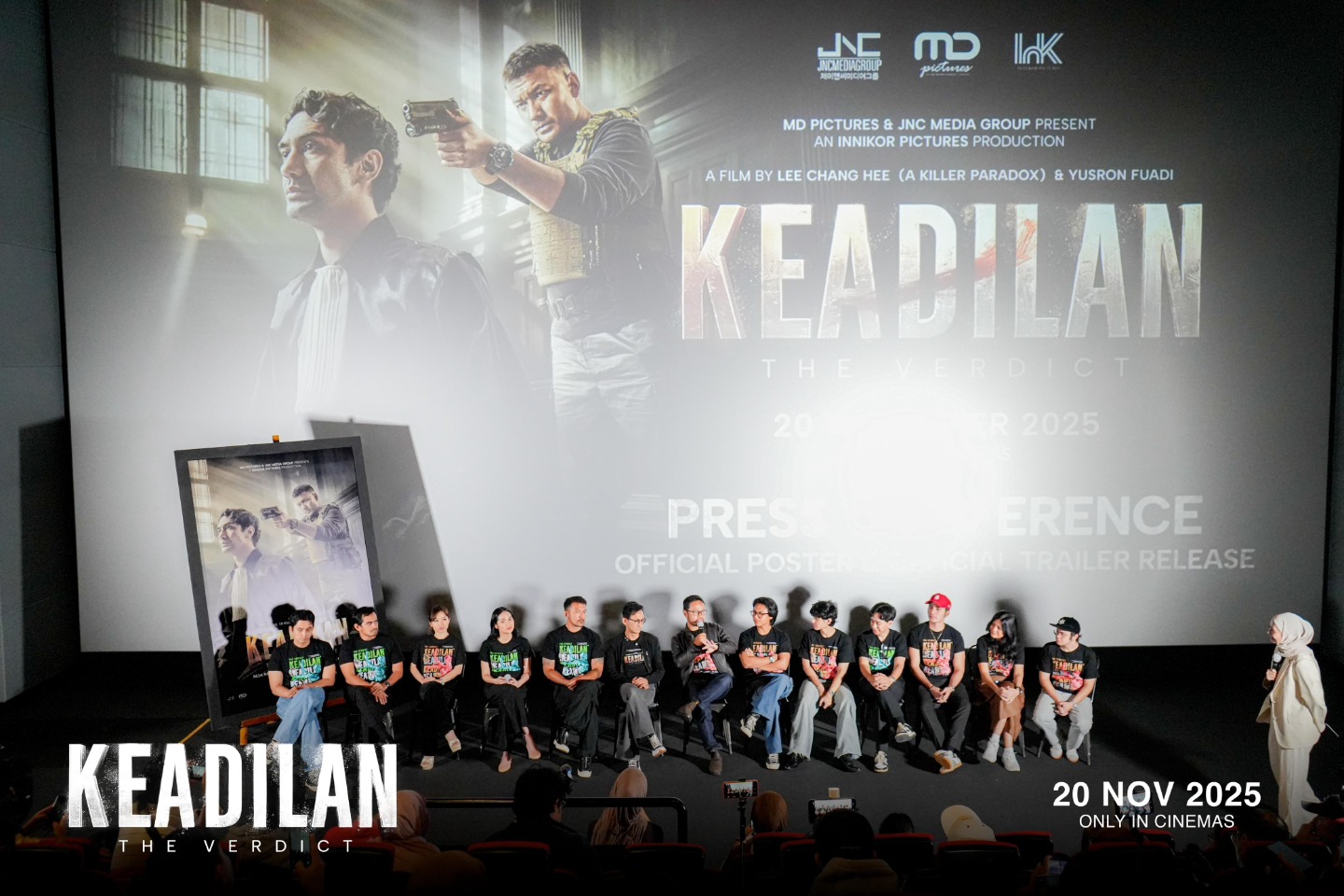 Konferensi pers Keadilan (The Verdict)