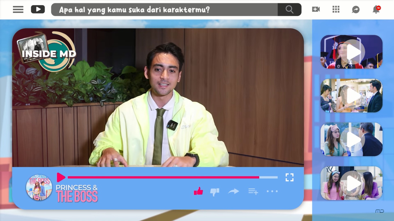 pemain princess and the boss md entertainment