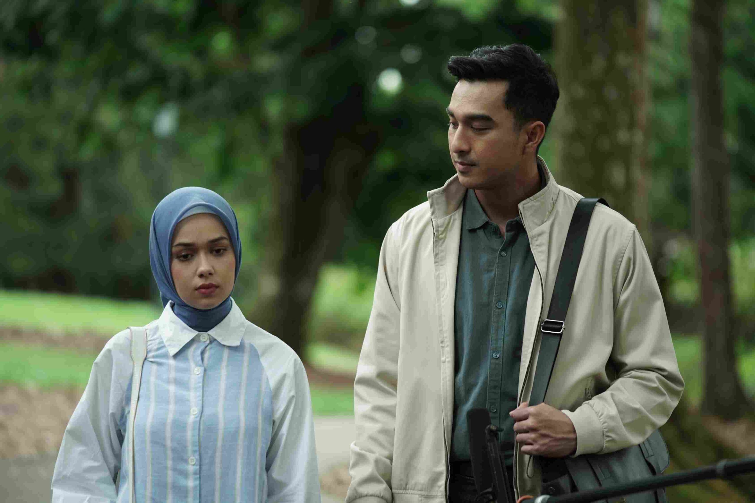 Rebecca Klopper hijab dan Ibrahim Risyad dalam Ahlan Singapore.