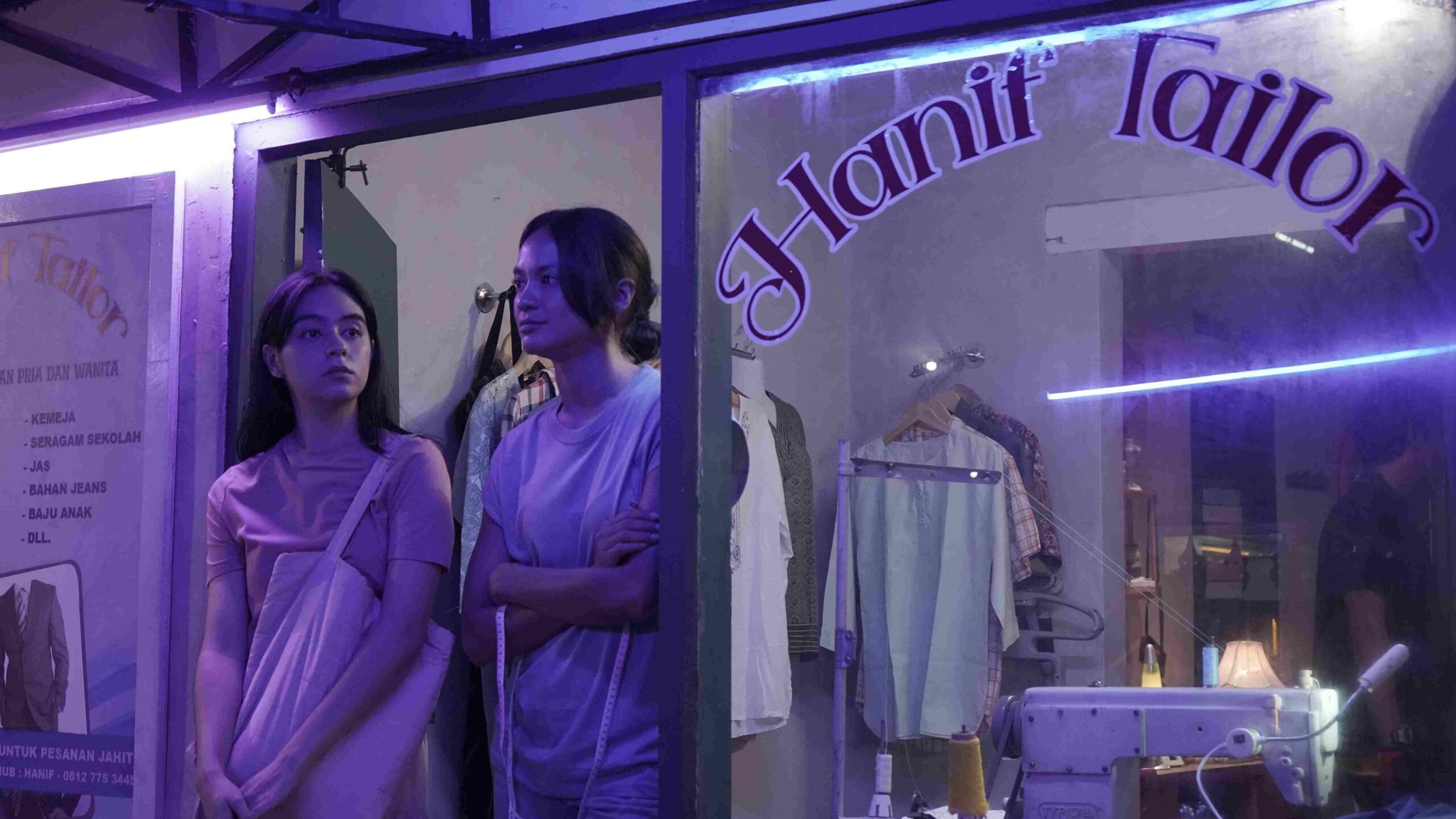 Yasamin Jasem dan Hana Malasan di film Sorop.