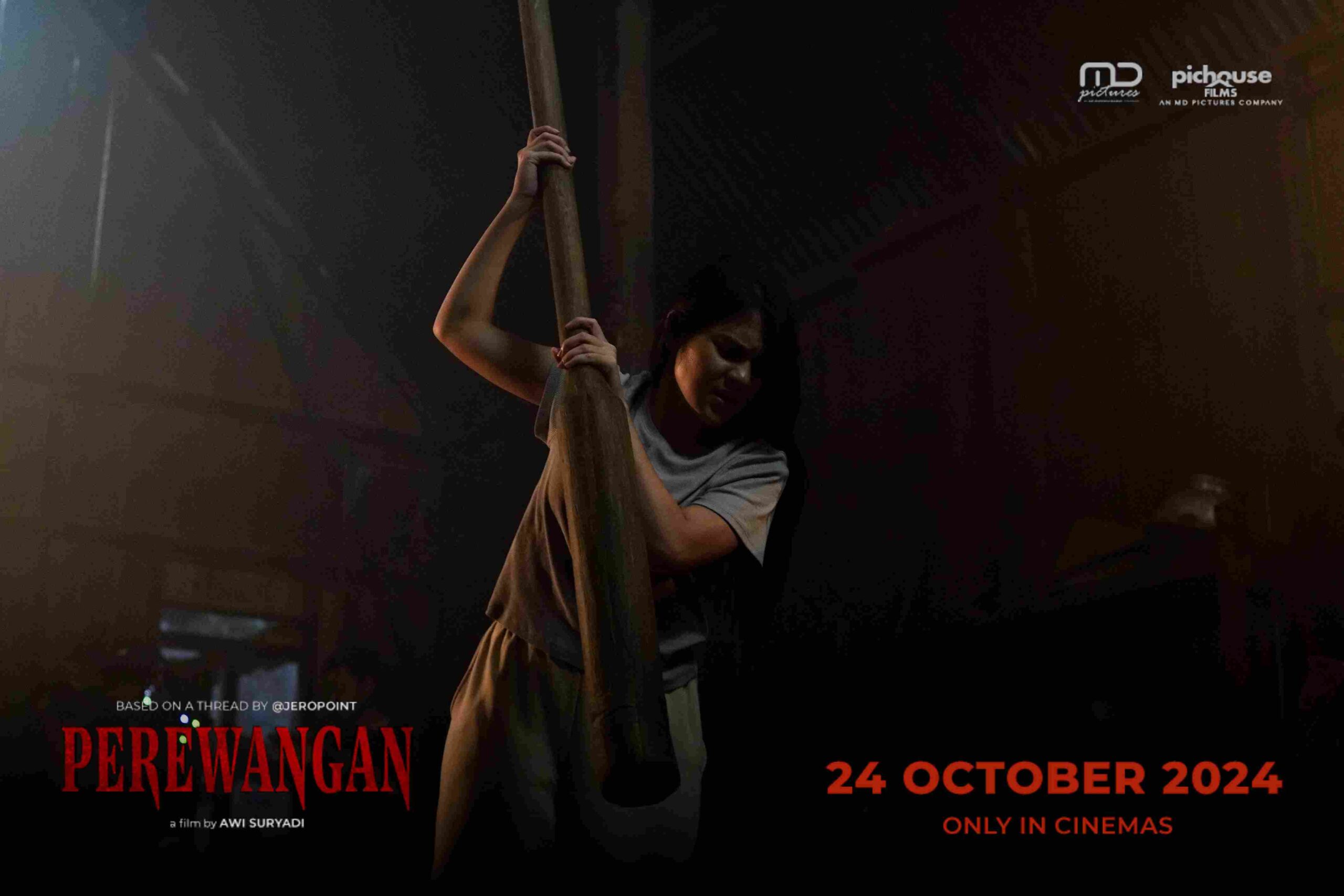Davina Karamoy sebagai Maya dalam film Perewangan.