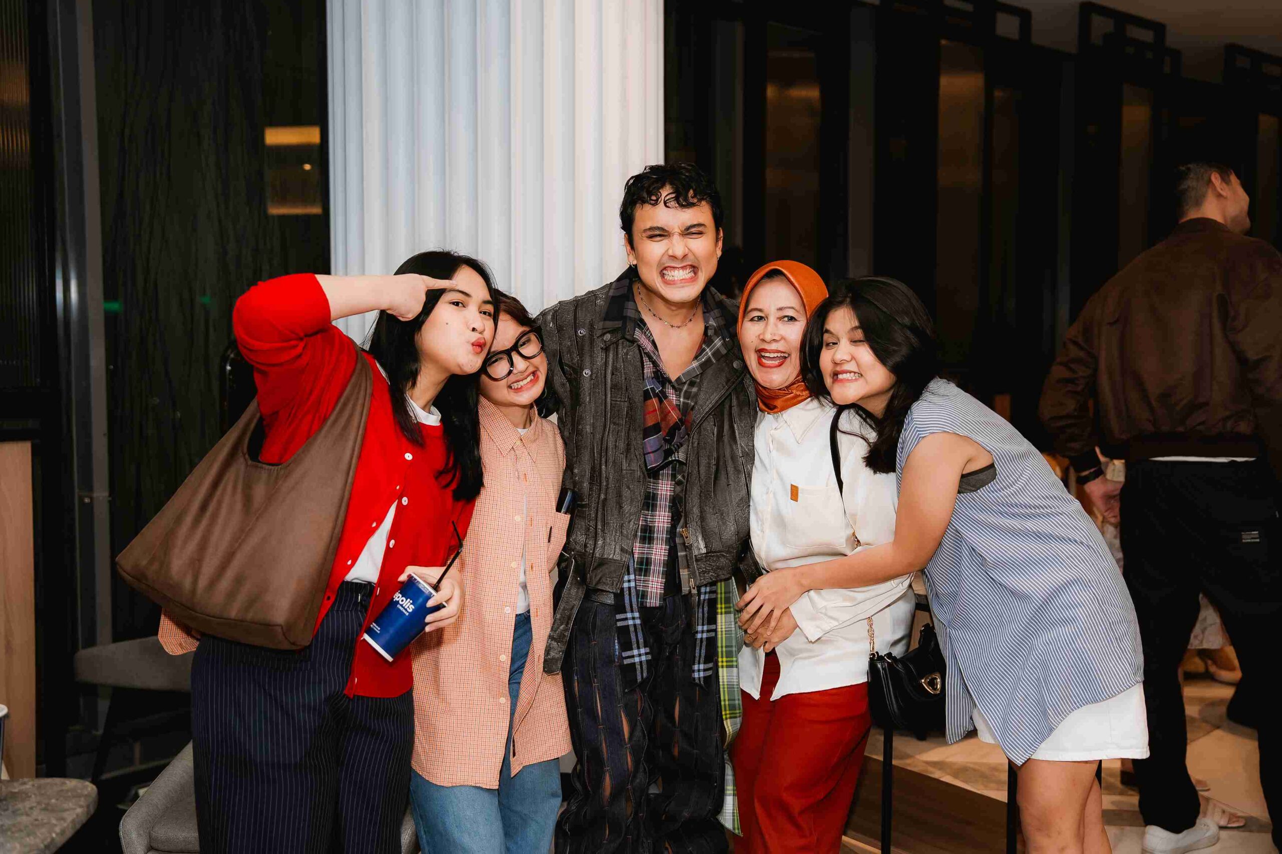 Jourdy Pranata dalam Gala Premiere Si Paling Aktor.